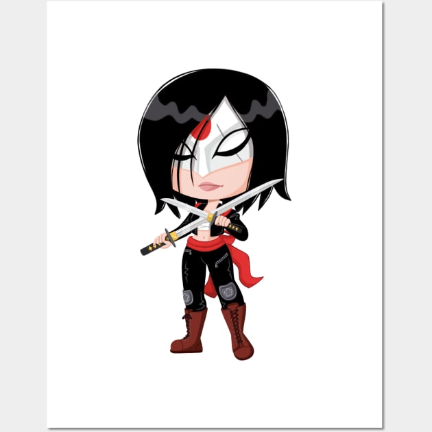 Katana Wall Art by InesBarrosArt